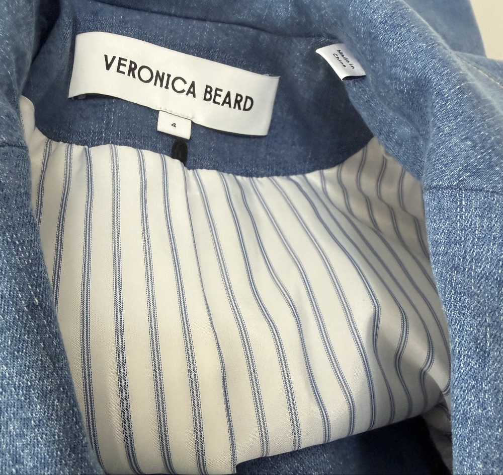Veronica Beard Randy Denim Dickey Jacket - Picture 14 of 16